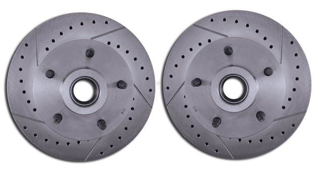 Mopar 1962-74 Cross Drilled and Slotted RotorS