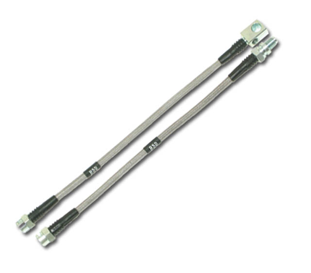 Caliper Brake Hose Braided Stainless Steel, 16 inches