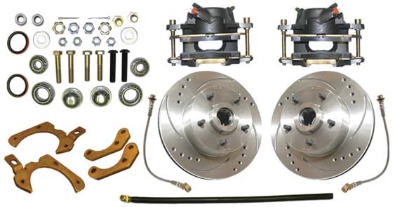 HP Full Size Chevy 1955-58 Full Wheel Disc Brake Kit