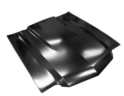 70-72 Chevy Chevelle Keyparts Hood Domed, Non-Functional