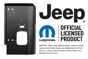 76-'86 Jeep CJ Rear Corner Panel, Passenger's Side