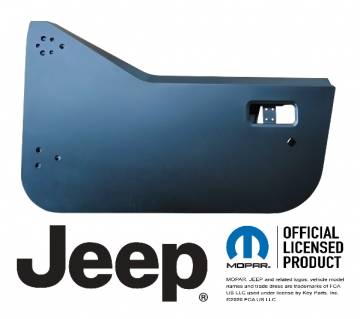1987-1995 YJ Wrangler Steel Half Door Shell - Driver Side