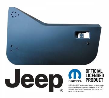 1997-2002 Jeep Wrangler TJ Steel Half Door Left Side, Driver's Side