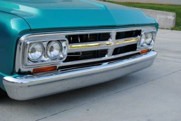 1967-1970 Chevy/GMC Truck/Sub/Blz Smoothie Front Bumper - Chrome