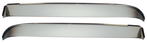 1973-1987 GMC Truck Vent Shades W/Hardware Polished Stainless Steel