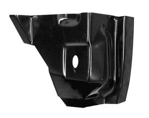1955-1959 Chevy Truck Lower Front Hinge Pillar Outer Pocket - Left, Driver's Side