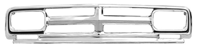1968-1970 GMC C/K Truck Chrome Grille W/ Black Painted Details