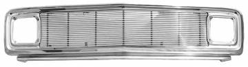 1971-1972 Chevy Chromed Steel Outer Grille Shell ONLY w/ Chromed Headlight bezels(also fits 69 & 70)