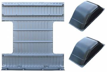 1967-1972 Chevy/GMC C/K 10 Short Fleet Bed Floor w/  2" Widened Tubs