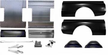 1967-1972 GMC C/K 15 Truck Short Bed Kit w/ Custom Steel Floor and 4" Widened Tubs