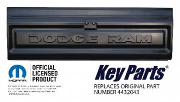1981-1993 Dodge Ram Tailgate with "DODGE RAM" Embossed