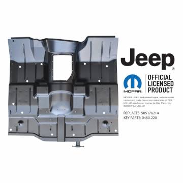 1987-1995 Jeep YJ Wrangler Full Floor Pan Assembly