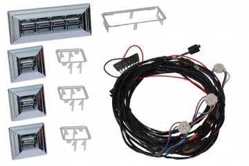 Nostalgic Switches GM Style Quad With Harness For Door Placement Part # 408