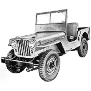 1945-1964 Jeep Willys CJ2A,CJ3A,CJB3,CJ5
