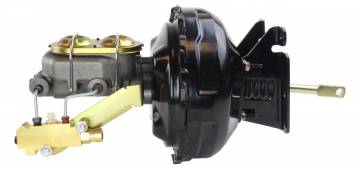 1973-1987 Chevy and GMC Truck Booster & Chrome Oval Master Cylinder Kit (Disc/Disc)