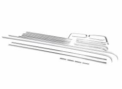 Complete Premium Body Molding Set - Polished - 73-80 Chevy GMC CK Truck - LB Fleetside