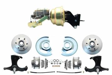 1967-1970 Chevy Truck Disc Brake Conversion Kit 6 Lug 8" Dual Zinc Power Booster Conversion