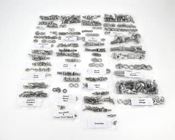 1967-1972 Chevy/GMC Truck Cab Bolt Kit Polished Hex Head Stainless 300 Pcs
