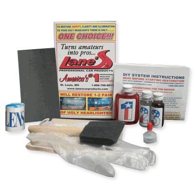Lane's Headlight Lens Restoration Cleaner