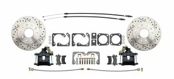 DBK1012LX-B  - 1964-1972 GM A Body  10/12 Rear Disc Brake Conversion Kit w/ Drilled