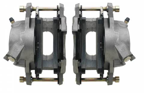 DBK55581012FS-GMFS1-330  - 1955-1958 GM Full Size Front & Rear Power Disc Brake Kit (Impala, Bel Air, Biscayne) & 8" Dual Chrome B