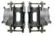 DBK55581012FSLX-GMFS1-329  - 1955-1958 GM Full Size Disc Brake Kit Drilled/Slotted Rotors (Impala, Bel Air, Biscayne) & 8" Dual Ch