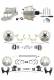 DBK55581012FSLX-GMFS1-329  - 1955-1958 GM Full Size Disc Brake Kit Drilled/Slotted Rotors (Impala, Bel Air, Biscayne) & 8" Dual Ch