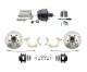 DBK5558LXB-GMFS1-710-1955-1958 GM Full Size Disc Brake Kit w/ 8" Dual Powder Coated / Aluminum Chrome Booster Kit