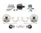DBK5558LXB-GMFS1-711-1955-1958 GM Full Size Disc Brake Kit w/ 8" Dual Powder Coated / Aluminum Chrome Booster Kit