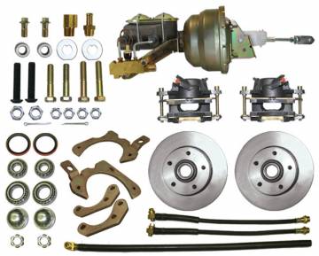 Full Size Chevy 1955-58 Complete Stock Height Disc Brake Kit