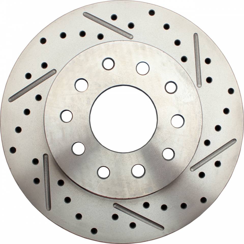 DBK62671012LX  - 1962-1967 Chevrolet Nova Front & Rear Brake Conversion Kit Drilled & Slotted Rotors