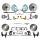 DBK62671012  - 1962-1967 Chevrolet Nova Front & Rear Standard Disc Brake Conversion Kit