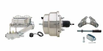 GM-311 - GM A, F, X 8" Dual Chrome Power Brake Booster Conversion Kit (Disc/ Drum)