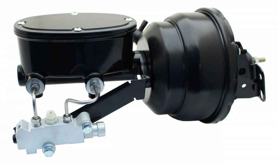 GM-403 GM 1967-1980 F Body Wilwood Style 8" Dual Powder Coated Black Booster Conversion Kit (Disc/ Drum)