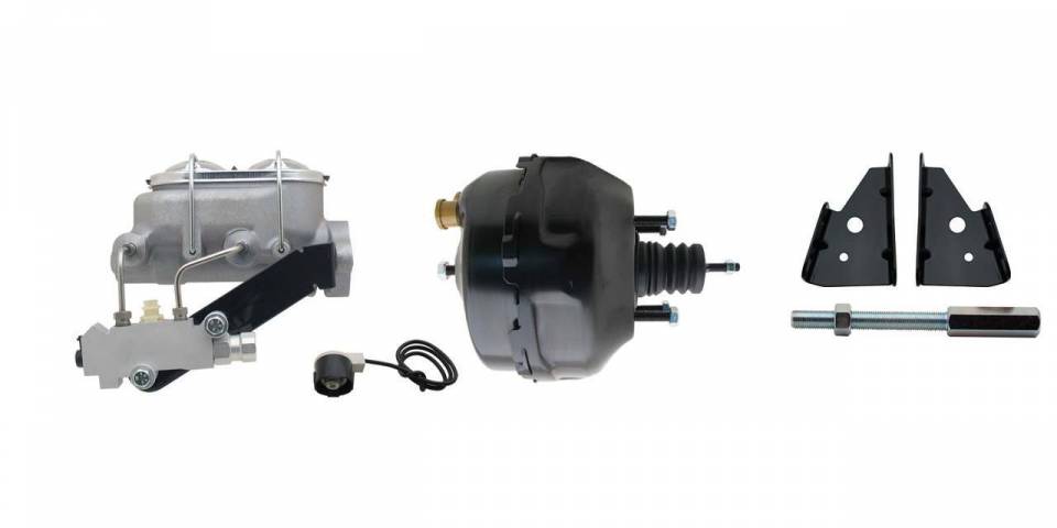 GM-735 - 1964-1972 GM A, F, X 9" Delco Black Power Brake Booster Conversion Kit (Disc/ Disc)