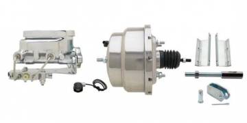 GMFS1-308  1955-1958 GM Full Size 8" Dual Chrome Power Brake Booster Conversion Kit