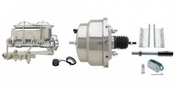 GMFS1-310  1955-1958 GM Full Size 8" Dual Chrome Power Brake Booster Conversion Kit