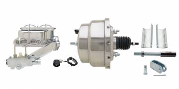 GMFS1-311  1955-1958 GM Full Size 8" Dual Chrome Power Brake Booster Conversion Kit
