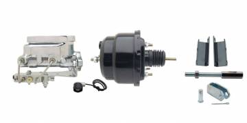 GMFS1-710  1955-1958 GM Full Size 8" Dual Powder Coated / Aluminum Chrome Booster Kit