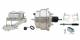 GMFS2-331-  1959-1964 GM Full Size (Impala, Bel Air) 8" Dual Chrome Booster Conversion Kit w/ Chrome Master Cylinder Left Mount Di