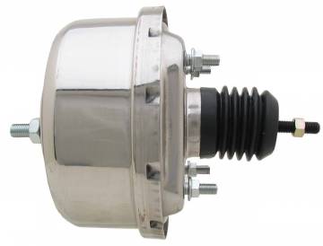 Universal 7" Single Diaphragm  Chrome Brake Booster