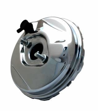 GM A, F, X  9" Chrome Single Diaphragm Delco Style Brake Booster