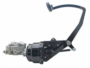 PL-2831  -  Universal Frame Mount Pedal Powder Coated Black 7" Dual