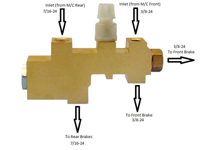 Ford Disc/Drum Proportion Valve