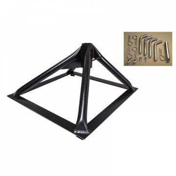 Base & Hardware (Steel) -Incls. Ball, Tube, Bolts & Pin, No Kingpin Coupler (Rail Only) 3202