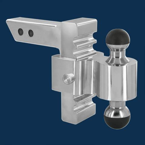 6" Rapid Hitch 2" x 2-5/16" Greaseless AlumiBall (8K/10K GTWR) 3405