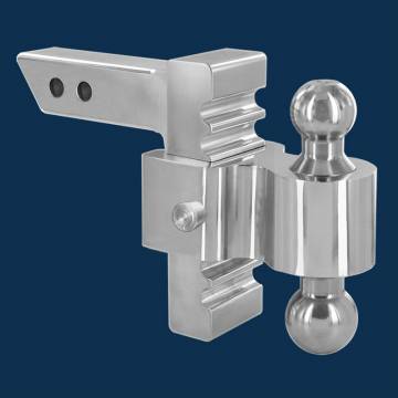 6" Rapid Hitch 2" x 2-5/16" Plated Steel Combo Ball (8K/10K GTWR) 3410