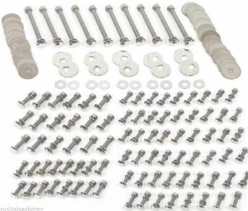 67-72 GM Truck Long Step Bed Bolt Kit Polished Stainless 392 PCS